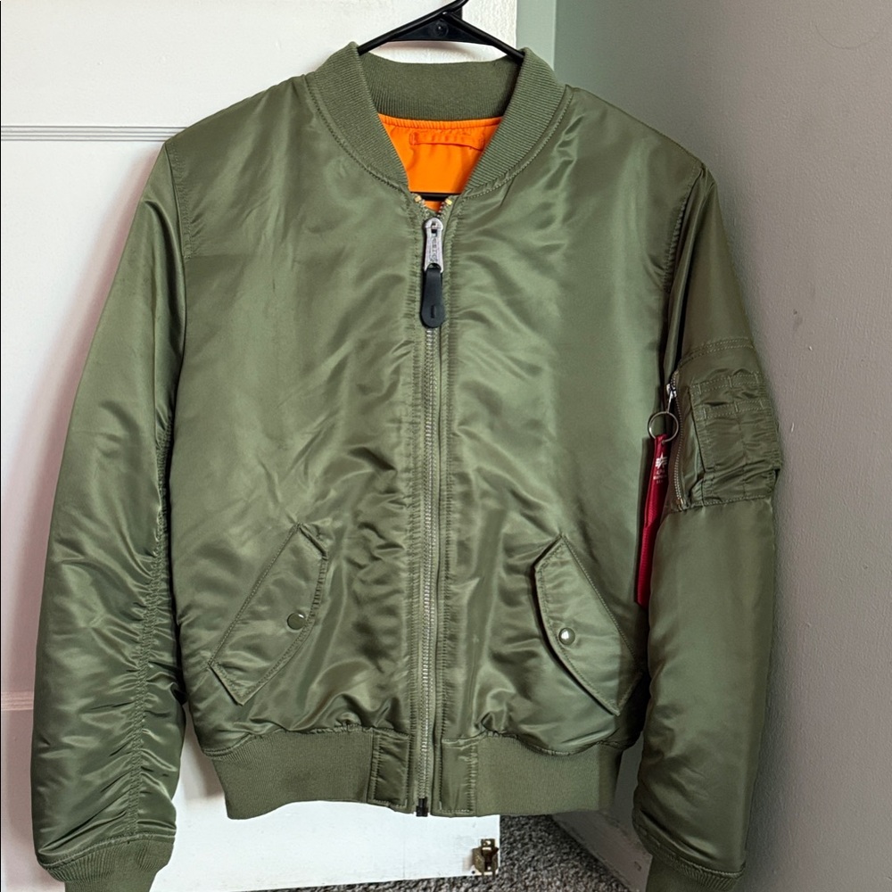 Alpha Industries Sage Green Bomber Jacket